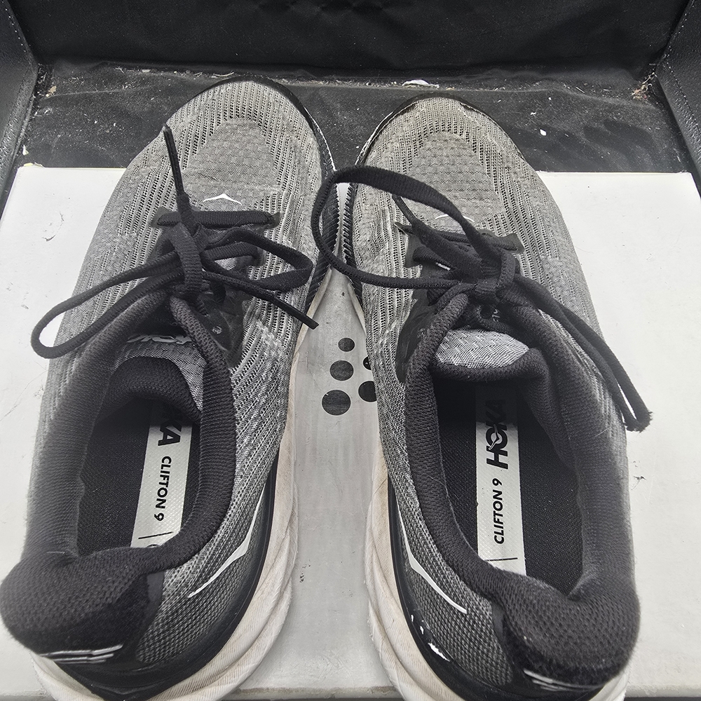 Hoka Black and Gray Athletic Shoes - Picture 2 of 7